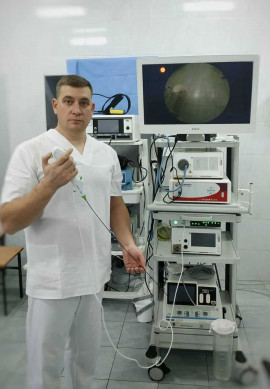 Вітаємо лікарню Києва з отриманням відеоуретерореноскопа